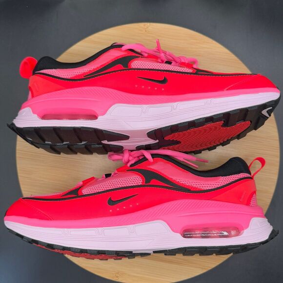 Nike Air Max Bliss Shoes Women's 10.5 Laser Pink/White/Solar Red Run - Picture 4 of 10